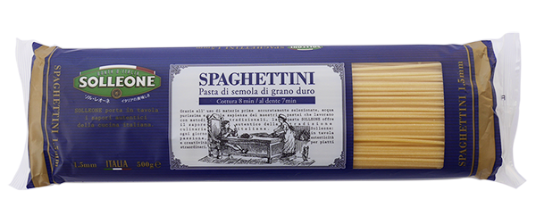  SOLLEONE Spaghettini 1.5mm 500g ソル・レオーネ スパゲッティーニ 1.5mm 500g