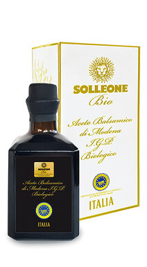  SOLLEONE Bio Premium Aceto Balsamico di Modena I.G.P.Biologico Oro 250ml ソル・レオーネビオ プレミアム オーガニック・バルサミコ酢 ゴールドラベル 250ml