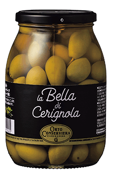  ORTO Olive Cerignola 1kg オルト グリーン・オリーブチェリニョーラ種  1kg