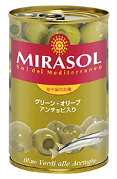  MIRASOL Olive Verdi alle acciughe ミラソル グリーン・オリーブアンチョビ入り