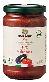  SOLLEONE Bio Red Label Sugo Pomodoro con Melanzane ソル・レオーネビオ レッドラベル オーガニック・パスタソース・ナス入り