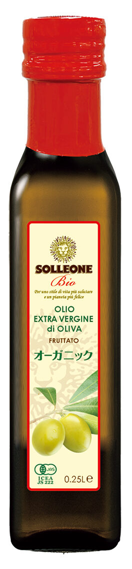  SOLLEONE Bio Red Lable Olio Extra Vergina di Oliva Biologico 250ml ソル・レオーネビオ レッドラベル オーガニック・エキストラ・ヴァージン・オリーブオイル 250ml