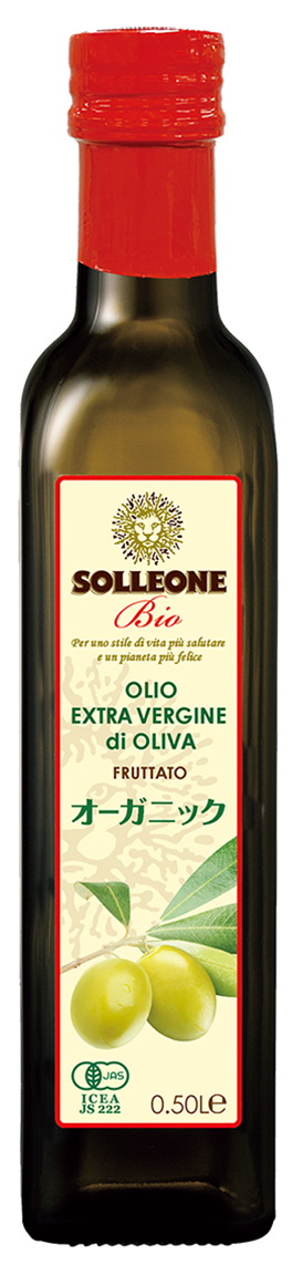  SOLLEONE Bio Red Lable Olio Extra Vergina di Oliva Biologico 500ml ソル・レオーネビオ レッドラベル オーガニック・エキストラ・ヴァージン・オリーブオイル 500ml