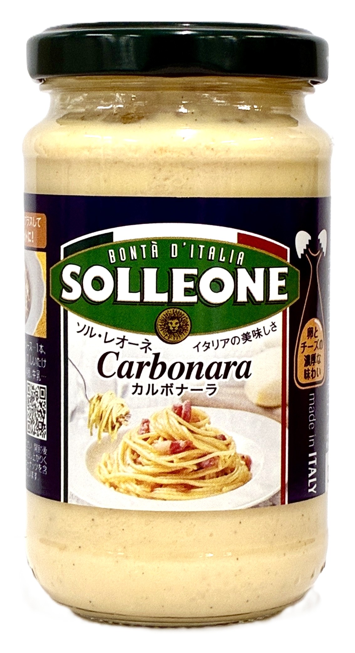  SOLLEONE Sugo Carbonara185g ソル・レオーネ　カルボナーラソース185g