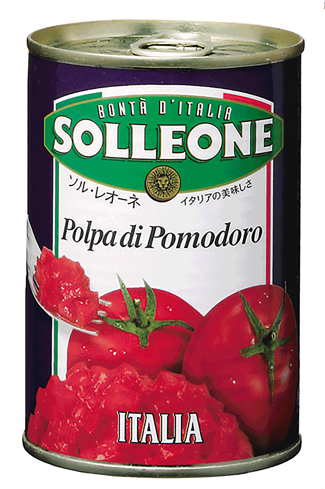  SOLLEONE Polpa di Pomodoro 400g ソル・レオーネ ダイストマト 400g