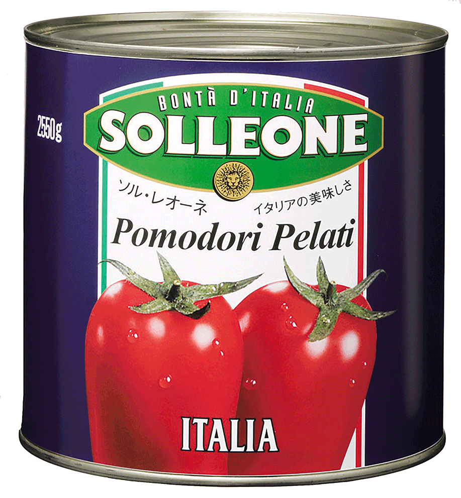  SOLLEONE Pomodori Pelati 2550g ソル・レオーネ ホールトマト 2550g