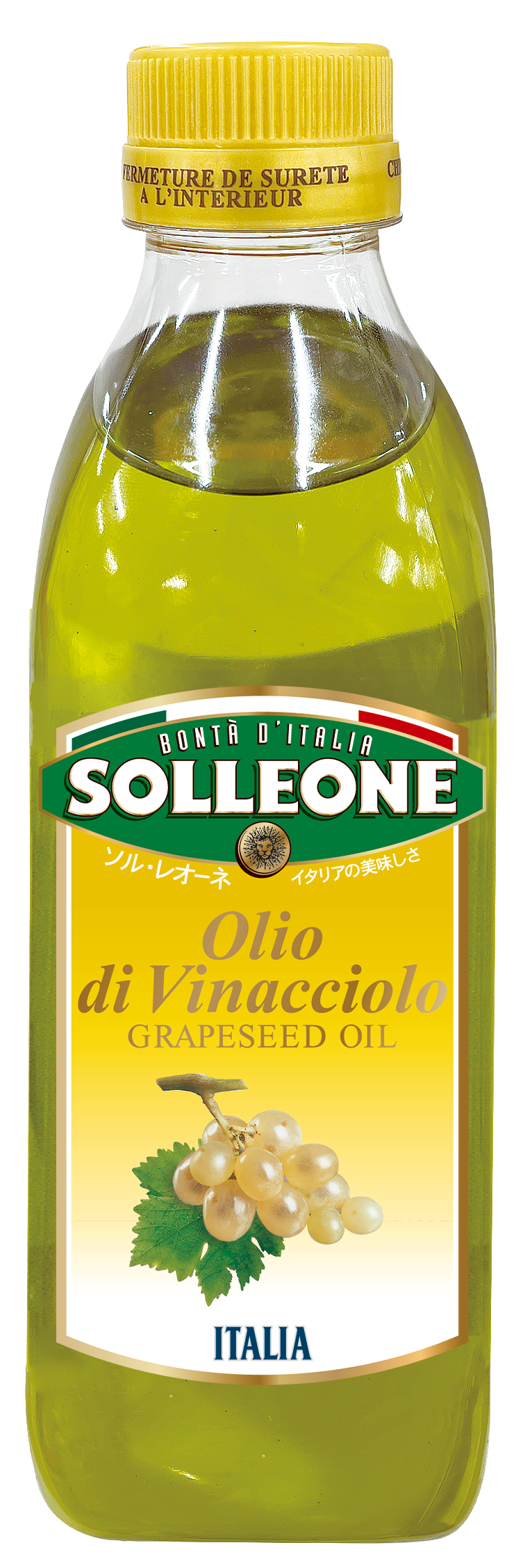  SOLLEONE Olio di Vinacciolo 500ml ソル・レオーネ グレープシード･オイル 500ml