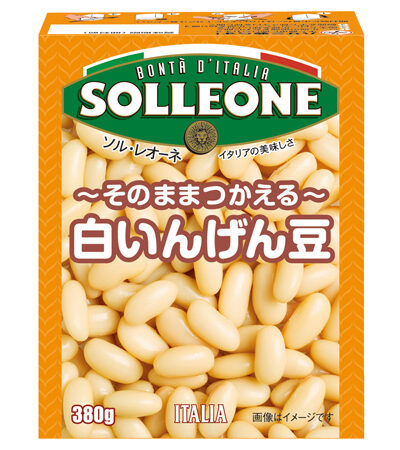  SOLLEONE Fagioli Cannellini ソル・レオーネ 白いんげん豆 (テトラパック)